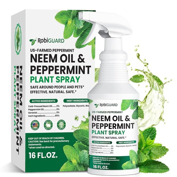 Neem Oil and Peppermint Spray For Plants 16oz NIB - Picture 1 of 7